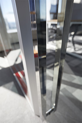 Glass Panel Partition