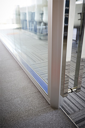 Glass Panel Partition